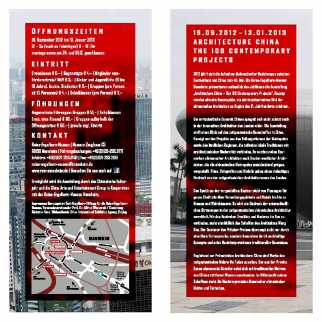 ARCHITECTURE CHINA 100 exhibition in Germany