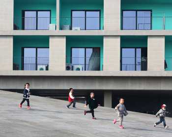 OPEN Architecture Stepped Courtyards